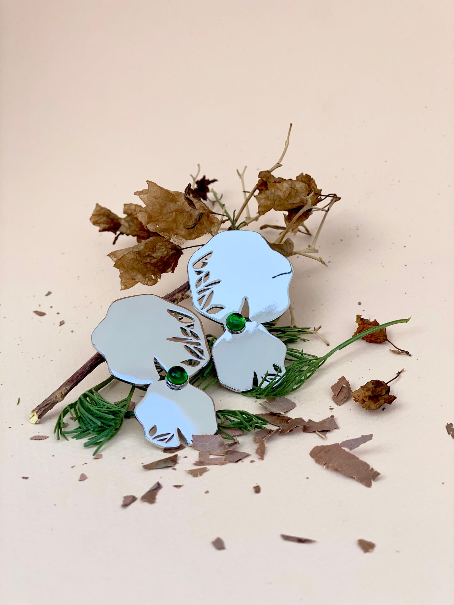LILY PAD EARRINGS