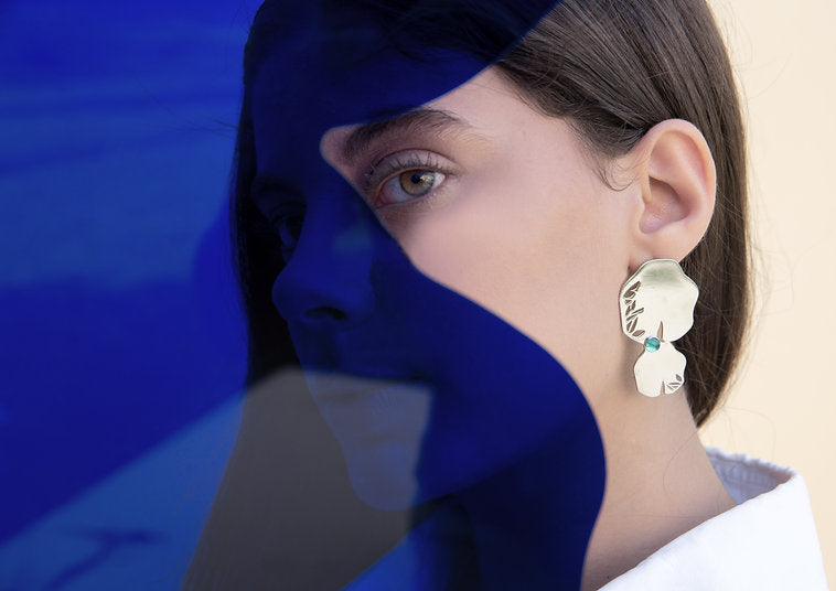 LILY PAD EARRINGS
