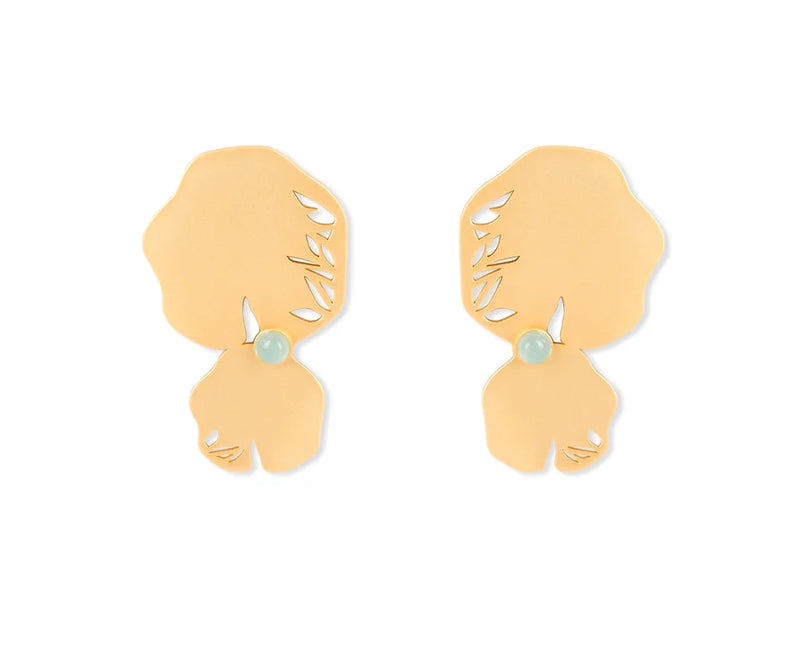 LILY PAD EARRINGS